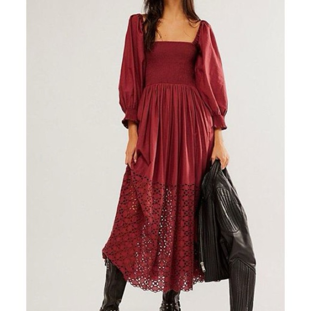 Free People Perfect Storm Midi Dress Only Worn Once
